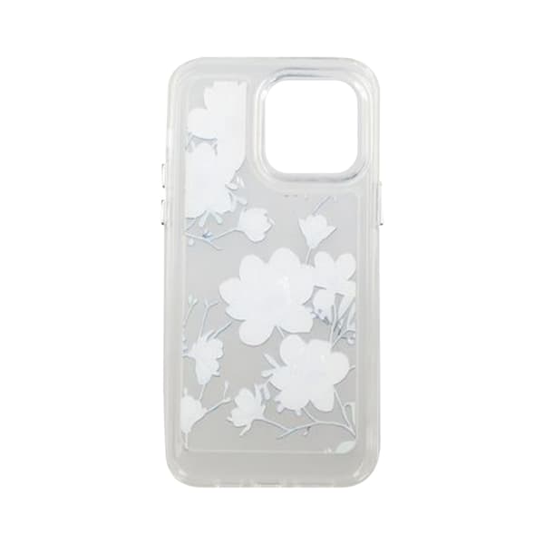 iPhone 14 Pro Max Mobilskal med motiv - Kvistar och Blommor Mönstrat