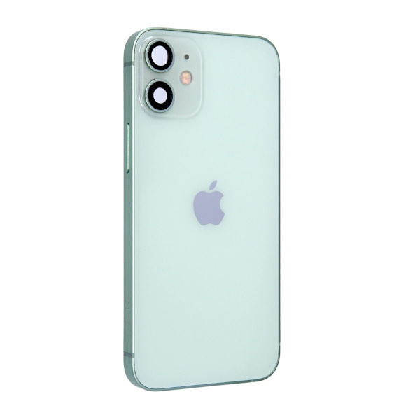 iPhone 12 Mini Baksida med Komplett Ram - Grön Grön