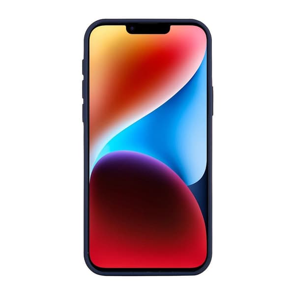 iPhone 15 Pro Silicone Case - Blue Blå