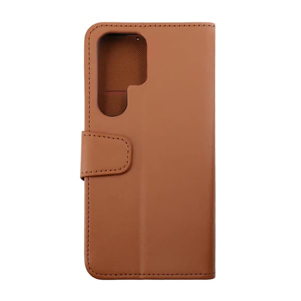 Samsung Galaxy S23 Ultra Plånboksfodral Extra Kortfack Rvelon - Brun Brun
