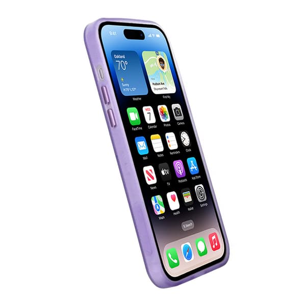 iPhone 14 Plus Mobilskal - Frostat Lila Lila