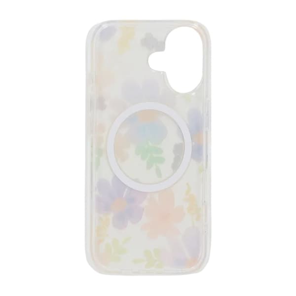 Mobilskal Magsafe med blommor för iPhone 17 - Lila/Gul Multicolour