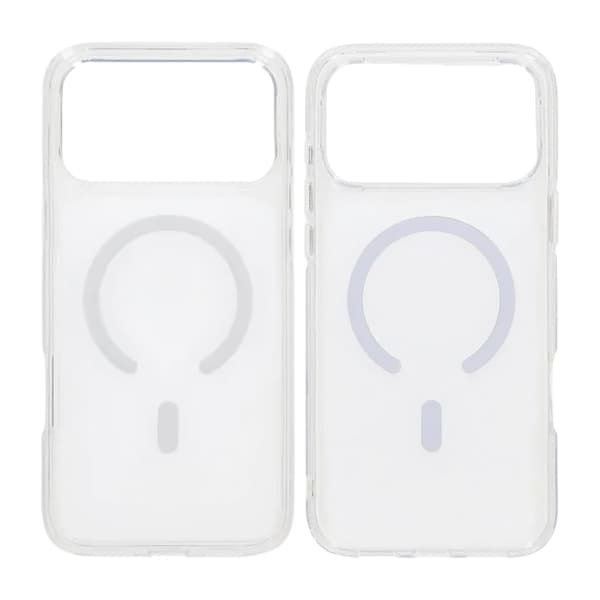 TPU Mobile Case with Magsafe for iPhone 17 Pro Max - Transparent White Transparent