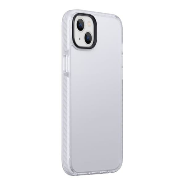 iPhone 15 Plus Shockproof TPU Phone Case - White Vit