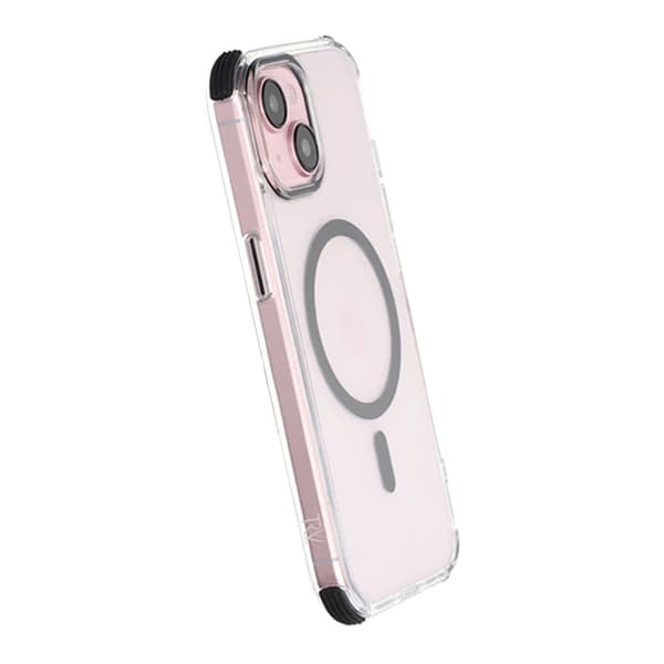 iPhone 15 Rvelon Mobile Case Magnet with Edge Protection - Black Svart