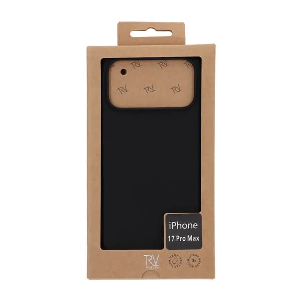 Rvelon Mobile Case Silicone MagSafe for iPhone 17 Pro Max - Black Svart