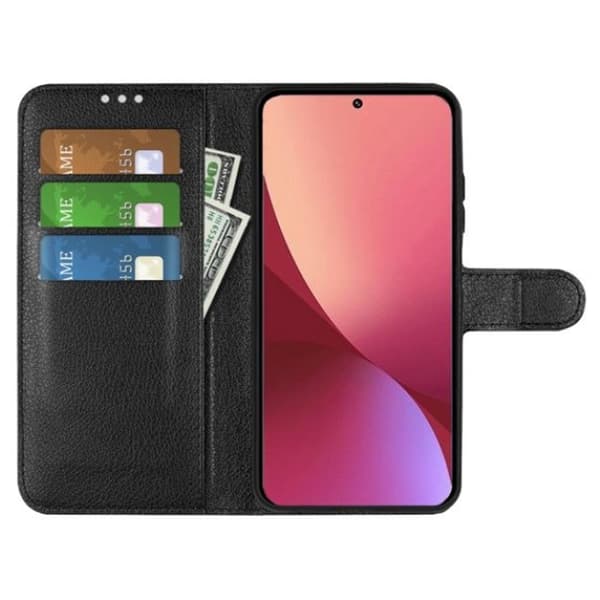 Samsung Galaxy A14 5G Plånboksfodral med Stativ - Svart Svart