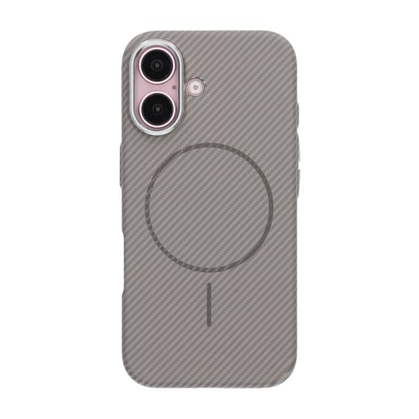 iPhone 16 Carbon Case - Grey Grå