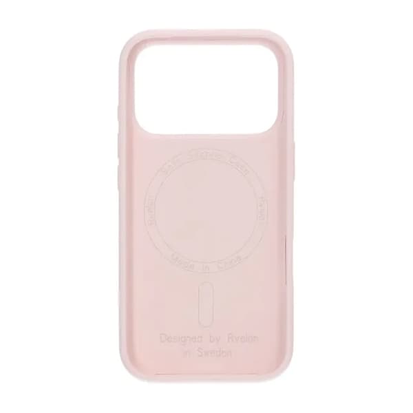 Rvelon Mobilskal Silikon MagSafe för iPhone 17 Pro Max - Ljusrosa Light pink