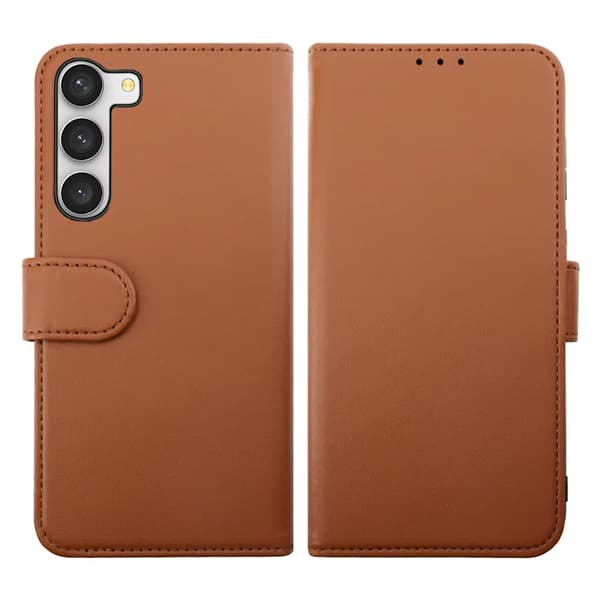 Samsung Galaxy S23 Plus Plånboksfodral Magnet Rvelon - Brun Brun