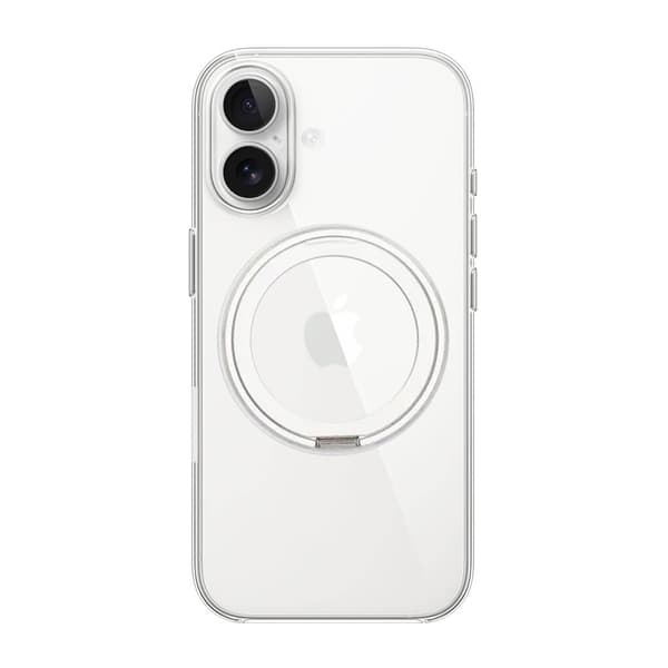 Mobile Case Rotating Magnet Stand for iPhone 17 - Clear Transparent