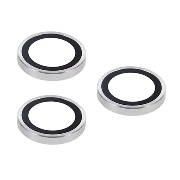 Kameraskydd i härdat glas för iPhone 17 Pro Max - Silver Silver
