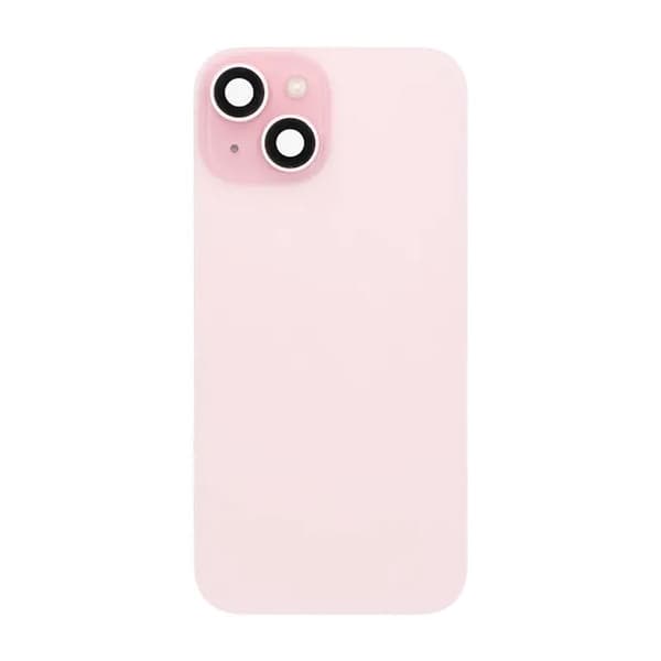iPhone 15 Baksida Glas Komplett OEM - Rosa Rosa