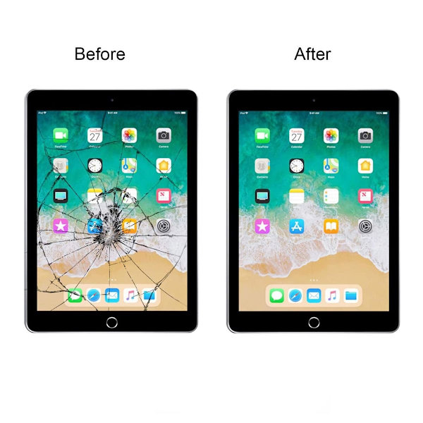 iPad 9th Gen 2021 Touch Complete OEM Black Svart