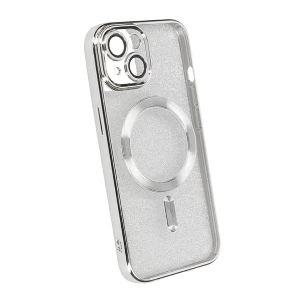 Luxury Phone Case with Magsafe iPhone 13 - Silver Silver