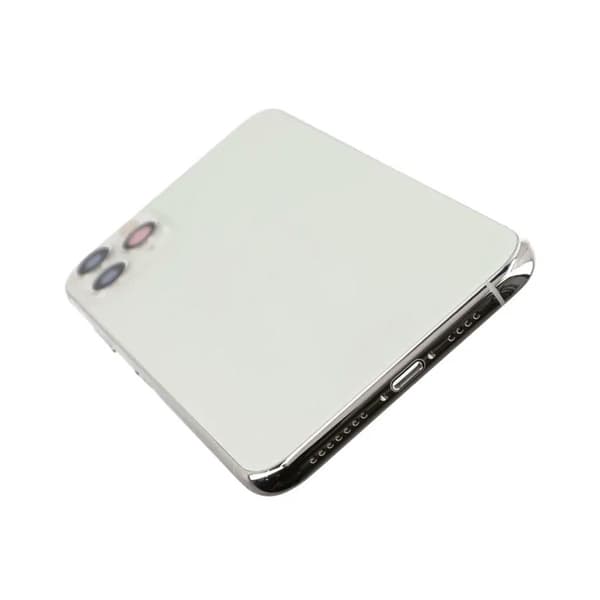 iPhone 11 Pro Back Cover Complete OEM  Silver With Small Parts Silver