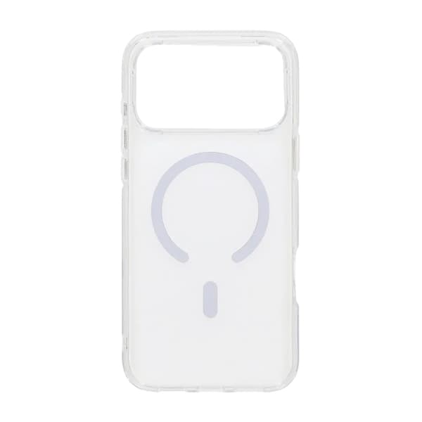 Mobilskal TPU med Magsafe för iPhone 17 Pro - Vit/Transparent Transparent