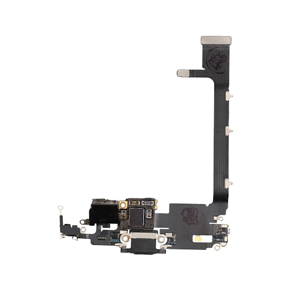 iPhone 11 Pro Max Laddkontakt Flexkabel - Rymdgrå Space Grey