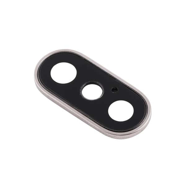 iPhone X Kameralins med Ram - Vit Vit