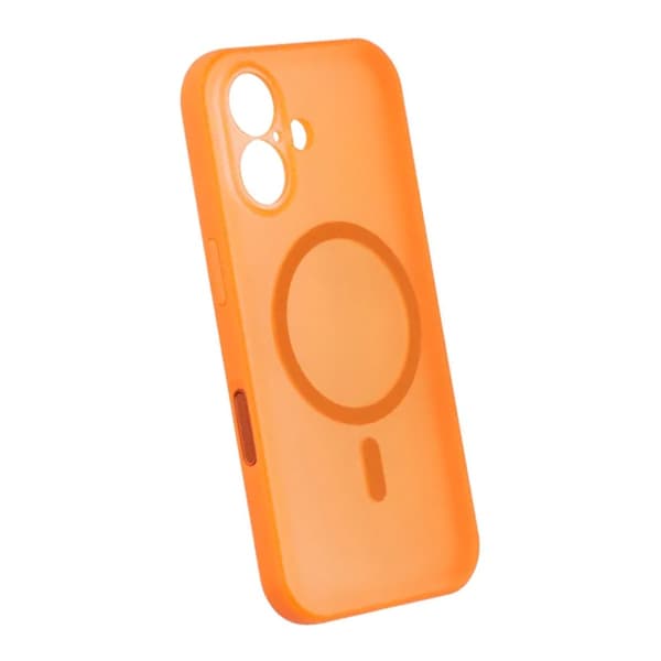 Precise Hole Shield Magnetic Case - iPhone 16 Orange Orange