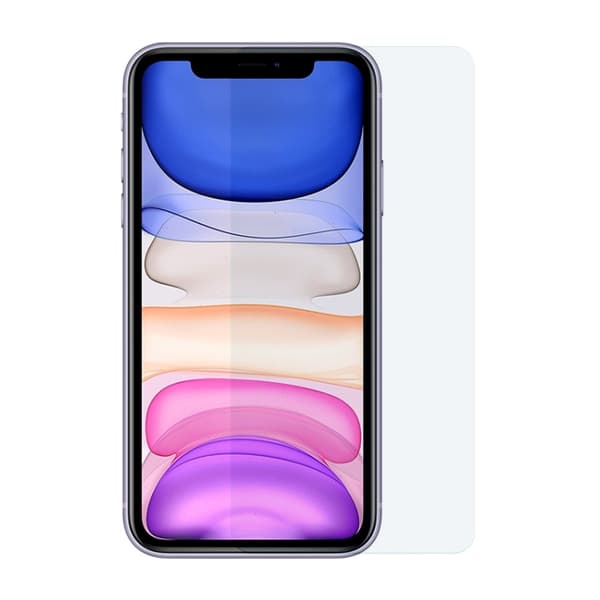Screen Protector iPhone 11/XR - Tempered Glass Aluminum 2.5D Transparent Transparent