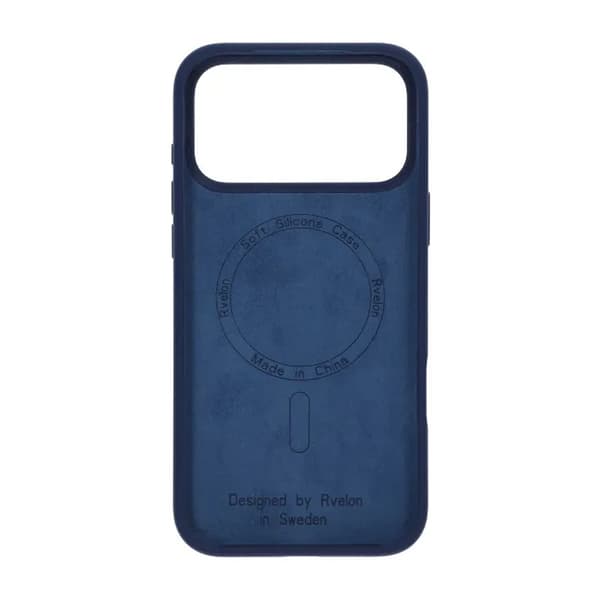 Rvelon Mobile Case Silicone MagSafe for iPhone 17 Pro Max - Dark Blue Dark Blue