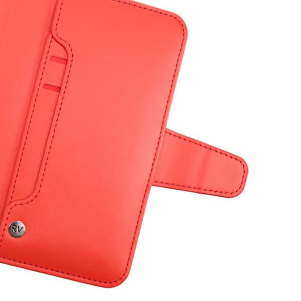 iPhone 13 Wallet Case Extra Card Slot Rvelon - Red Röd