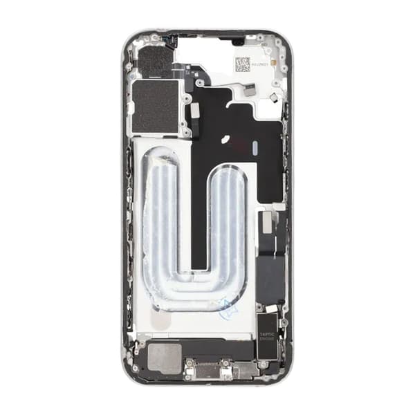 Mittenram med smådelar för iPhone 16 - Vit OEM Vit