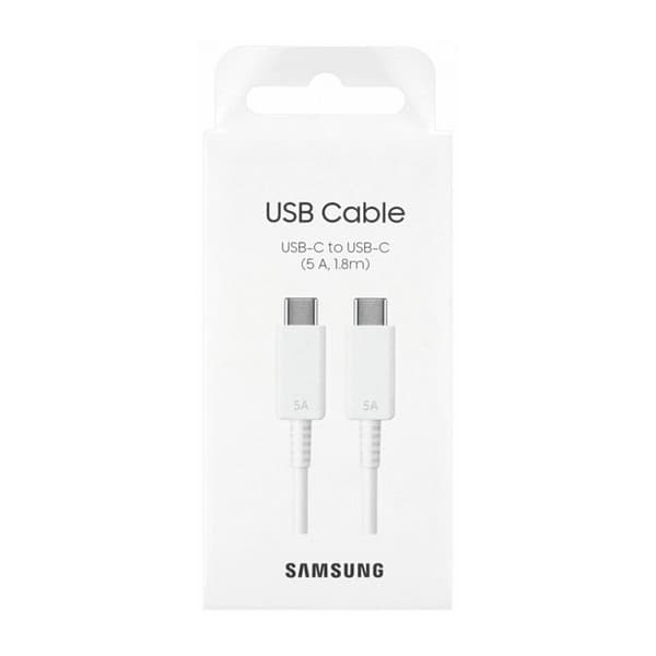 Samsung USB-C till USB-C 100W 5A 1,8m - Vit Vit
