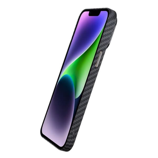 iPhone 15 Plus Mobilskal i Kolfiber - Svart Svart