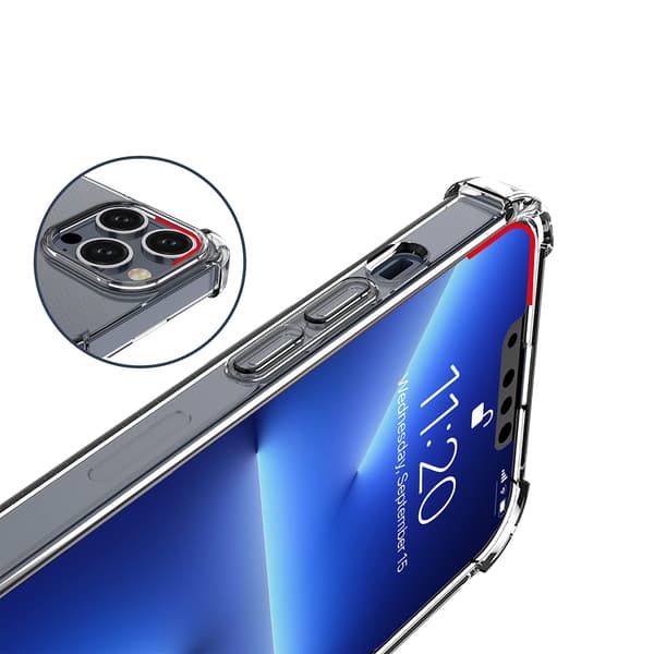 iPhone 13 Pro Max Case Shockproof Rvelon - Transparent Transparent