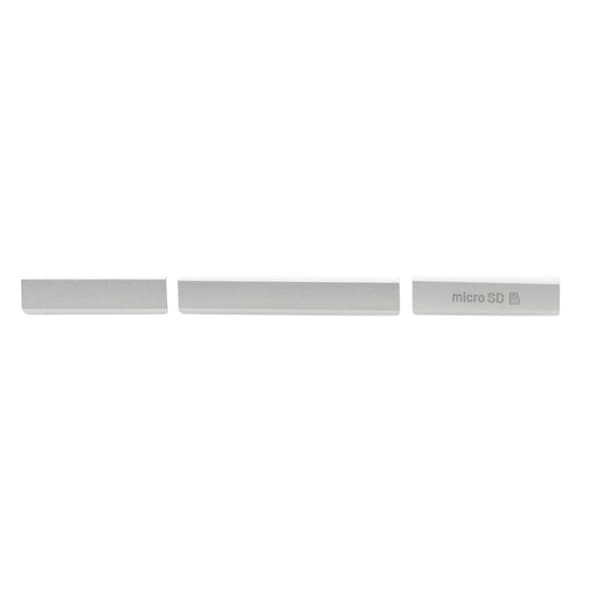 Sony Xperia Z1 USB/Micro SD/SIM Lucka - Vit Vit