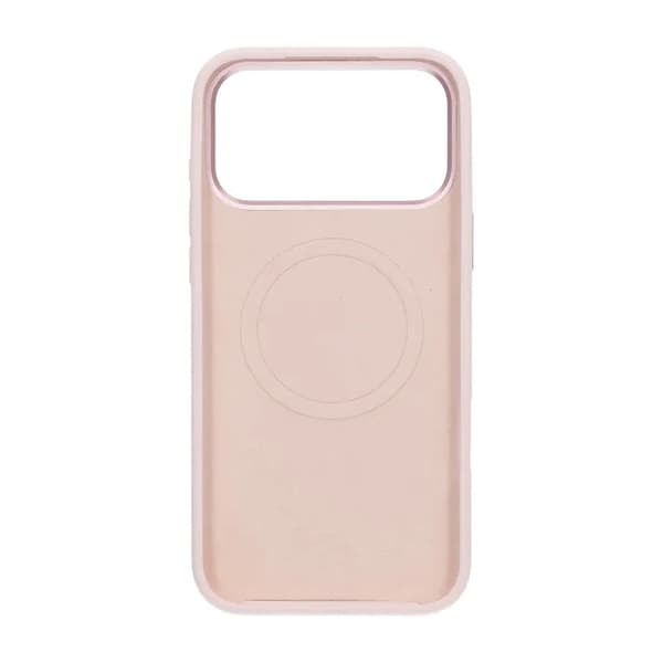 Mobilskal Silikon med Kamera Metallram för iPhone 17 Pro Max - Rosa Rosa