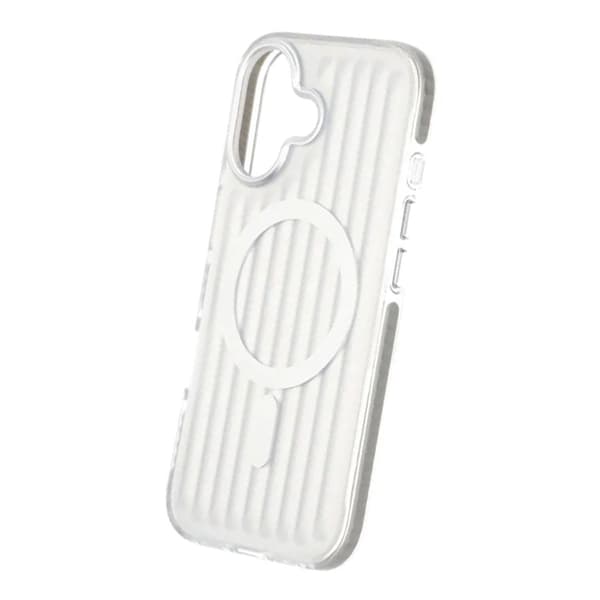 Mobile Case Corrugated Magsafe for iPhone 17 - Silver Silver