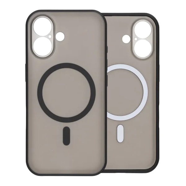 Precise Hole Shield Magnetic Case - iPhone 16 Black Svart