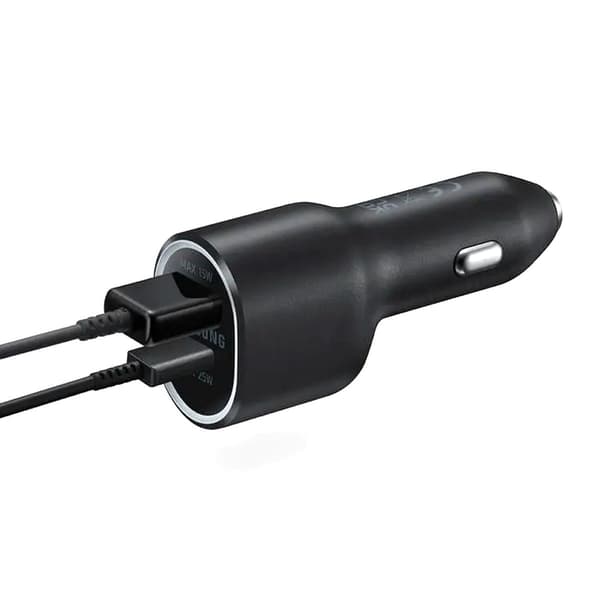 Samsung Billaddare USB-C & USB-A 40W Svart Svart