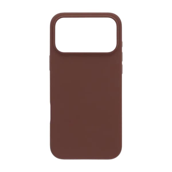 iPhone 17 Pro Max Case - Silicone With Magsafe Rvelon Earthy Brown Brun
