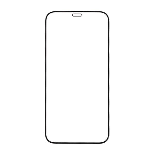 Screen Protector iPhone 12 Mini - 3D Tempered Glass Black Svart