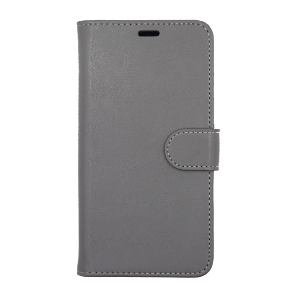 iPhone X/XS Plånboksfodral Magnet Läder med Stativ - Grå Grå