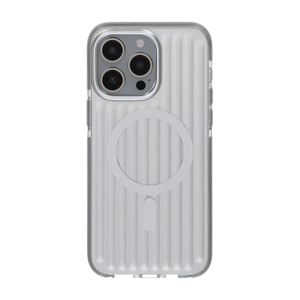 Patterned TPU Case for iPhone 15 Pro with MagSafe - Silver Silver