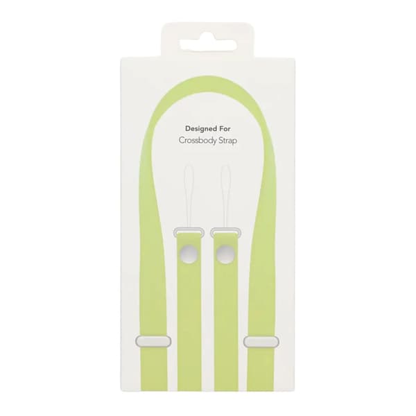 Crossbody Strap för iPhone mobilskal - Neongul Gul