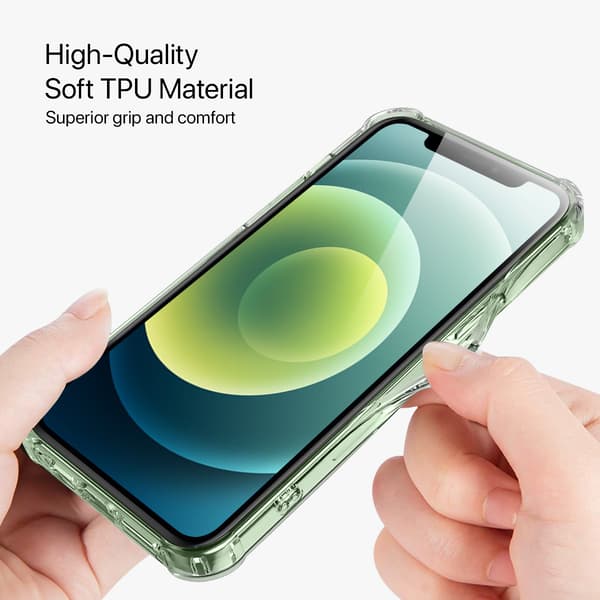 Shockproof Mobile Case iPhone 12 Mini - Transparent Transparent