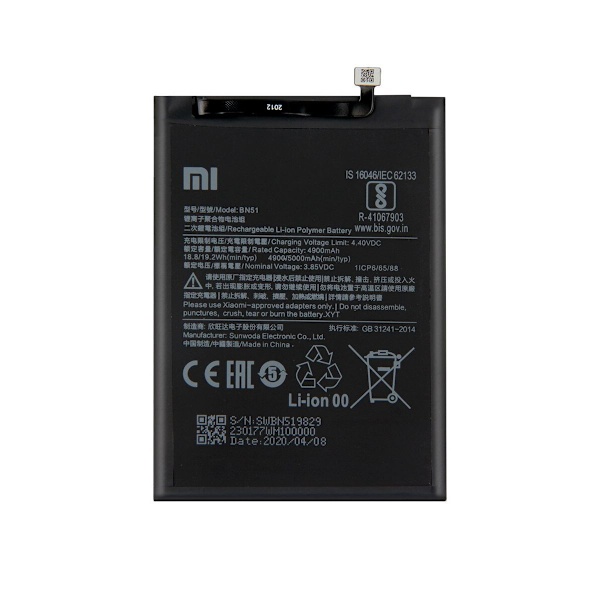 Redmi 8A Batteri OEM Svart