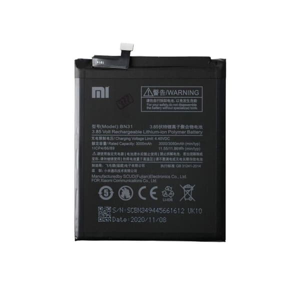 Redmi S2 Batteri OEM Svart