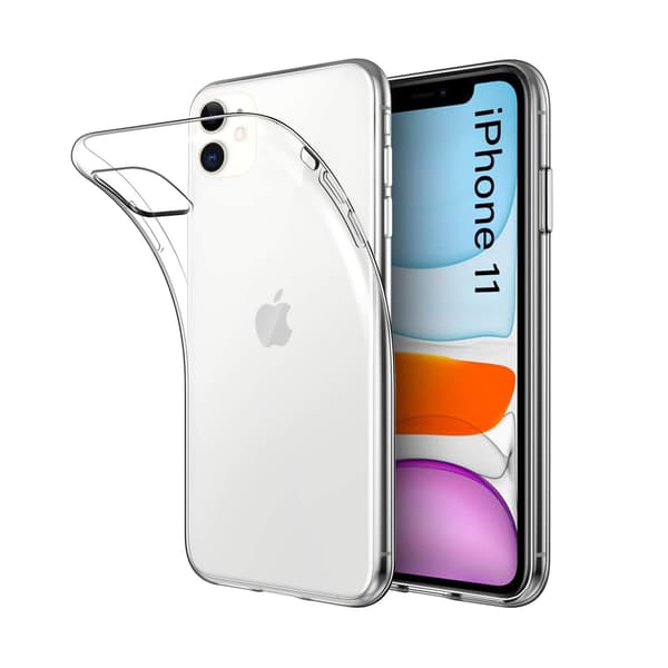 iPhone 11 Soft TPU Case Transparent Transparent
