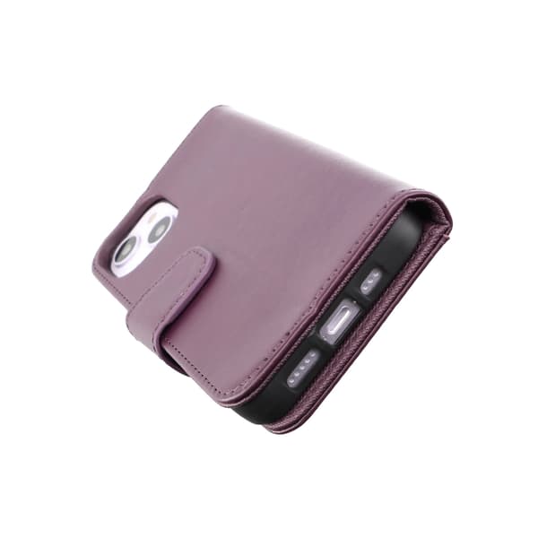 iPhone 14 Wallet Case Extra Card Rvelon - Dark Cherry Lila