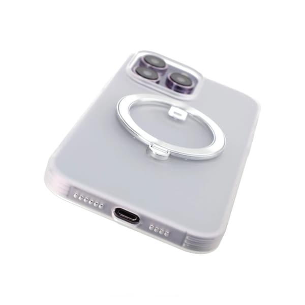 iPhone 14 Pro Skal med MagSafe Stativ Rvelon - Vit Vit