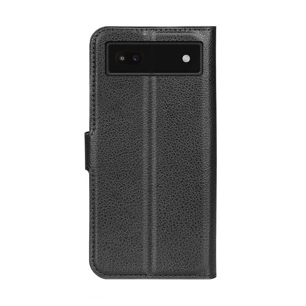 Google Pixel 6A Plånboksfodral med Stativ - Svart Svart