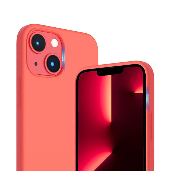 iPhone 14 Plus Silicone Case Rvelon MagSafe - Pink Rosa
