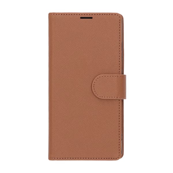 Samsung Galaxy S25 Ultra Plånboksfodral med Stativ - Brun